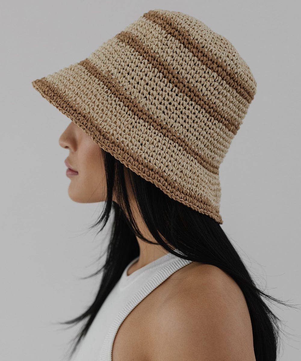Gigi Pip - Wholesale Bucket Hat - Women's - Sal Crochet Bucket Hat11