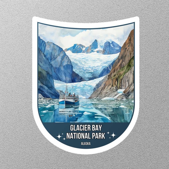 Glacier Bay National Park Sticker for wholesale by GraffMerch.com