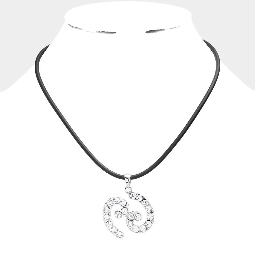 Sensibling Corp. - Wholesale Pendant/Charm Necklace - Stone Embellished Zodiac Pendant Necklace19