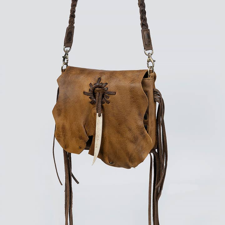 LS Western - Wholesale Crossbody Bag - Women's - ADBGM255A Crossbody Genuine Western Leather Women Bag
