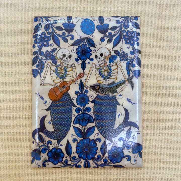 Imán Sirena Skeletons para venta al por mayor de Tesoros Trading Company