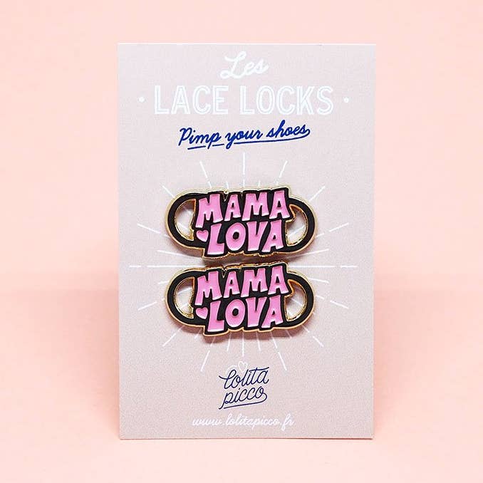 Par de Lace Locks "Mama Lova" Jóias para Atacadores por atacado de Lolita Picco