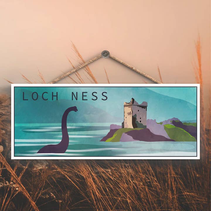 P4940 - Loch Ness Nessie Day Scotlands Landscape Illustratio for wholesale by Vivid Squid Wholesale