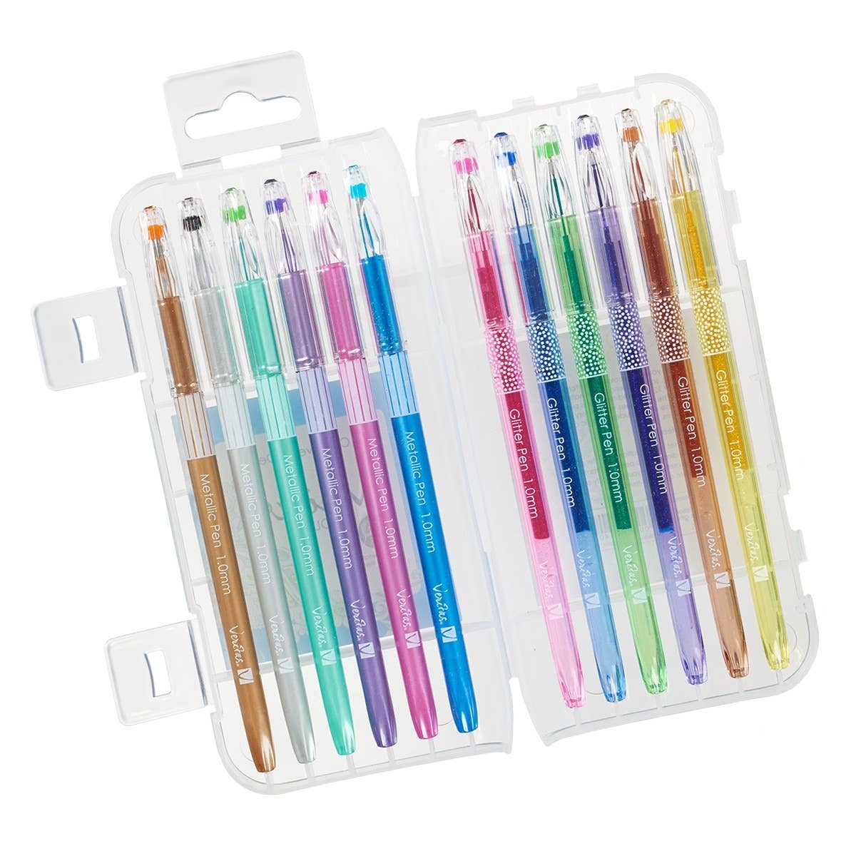 Christian Art Gifts - Wholesale Pen - Gel Pen Set 12pc Metallic/Glitter2