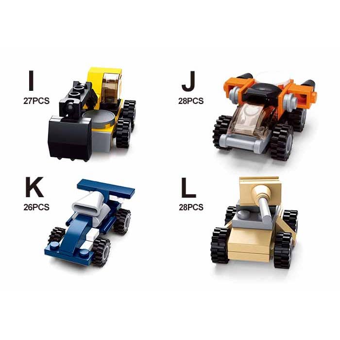 Texas Toy Distribution - Wholesale Building Set - Kids - Builder Master, 12pcs in One Display Building Bricks 323 Pcs6