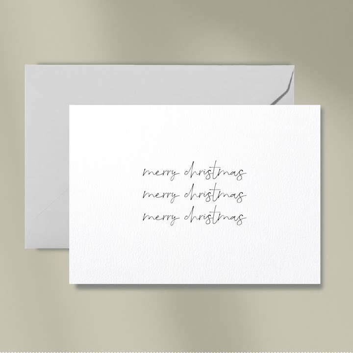 Feliz Navidad | tarjeta con sobre para venta al por mayor de Debblschebbl Design Studio
