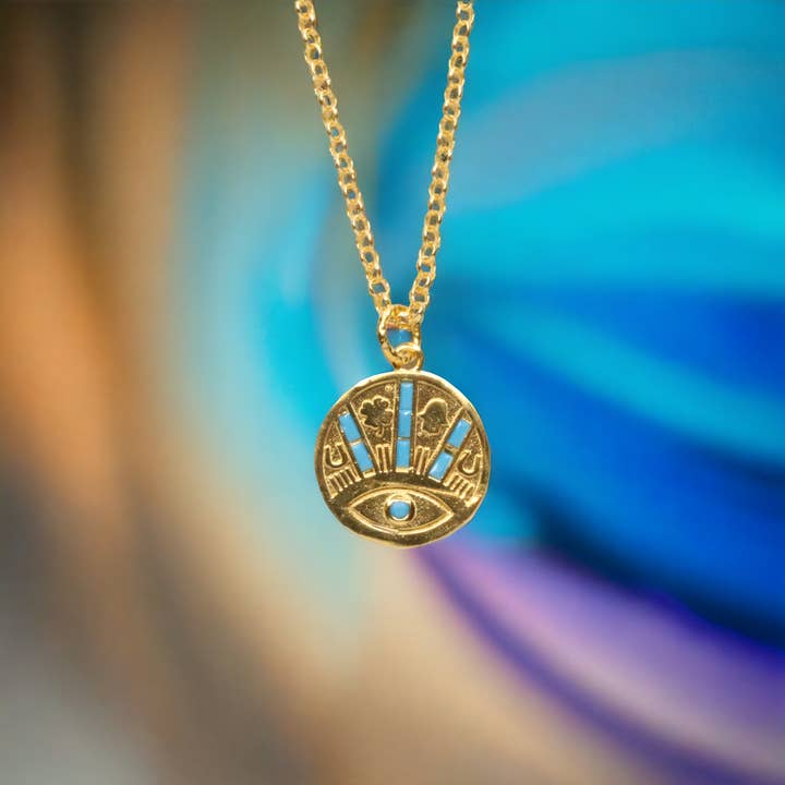 Varen # RS-37625C - Forgyldt vedhæng for engroshandel hos The Ancient Bazaar Jewelry & Accessories