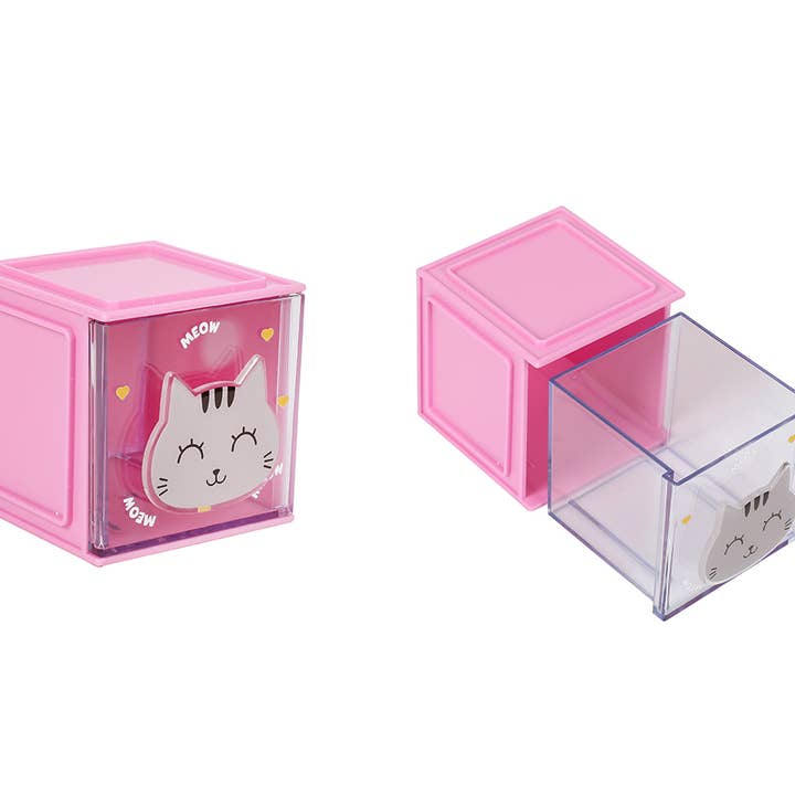 Organizer A Cubo Per Scrivania Grey Cat per la vendita all'ingrosso da parte di I-Total, I-Drink