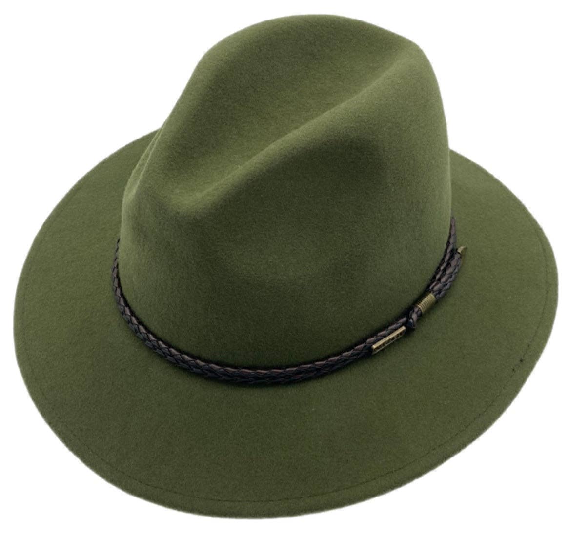 Jacaru Australia - Vente Chapeau en feutre – unisexe - Chapeau Fedora Jacaru 1847 Outback16