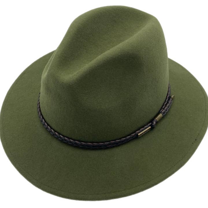 Jacaru Australia - Vente Chapeau en feutre – unisexe - Chapeau Fedora Jacaru 1847 Outback16