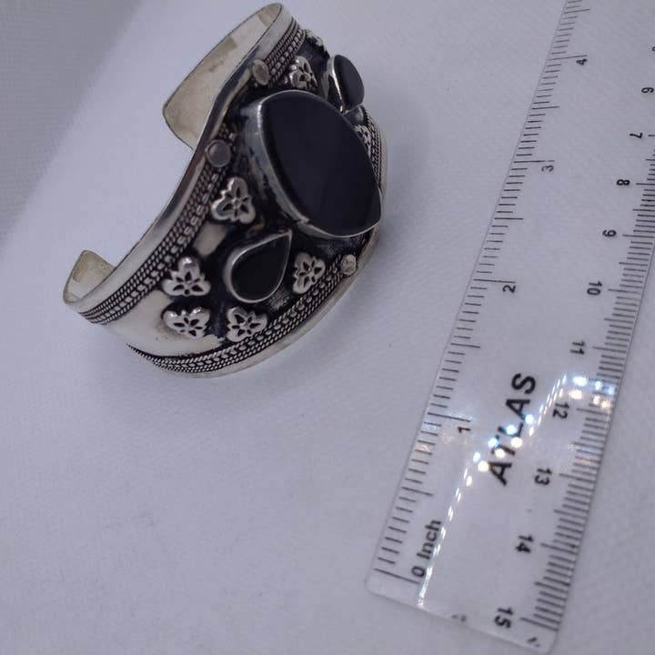 vintarust - Wholesale Cuff Bracelet - Afghan Stones Cuff Bracelet, Tribal Kuchi Cuff, Boho Cuff7