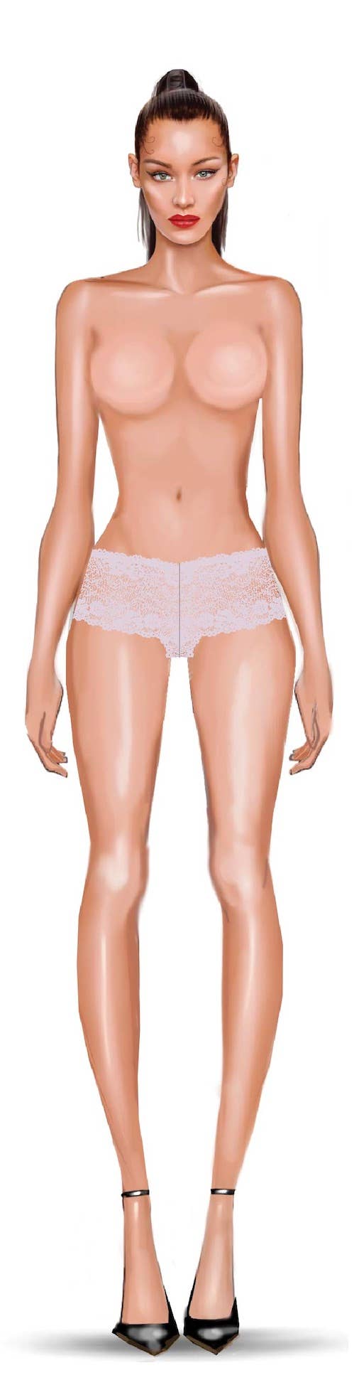 House of Desire – Engroshandel Undertøj - Dame – CAITLIN BLOMSTRET BLONDE CHEEKY74