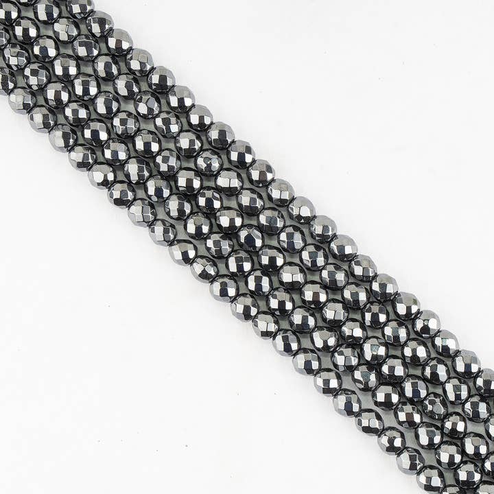 Soothing Crystals Beads - Wholesale Beads - Faceted Beads | Hematite | Crystal Beads for Jewelry1
