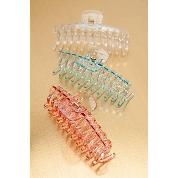 JOSSLYN by wall to wall - Wholesale Hair Clip - Women's - EXTRA LARGE CURVED HAIR CLAW CLIPS | 40H462