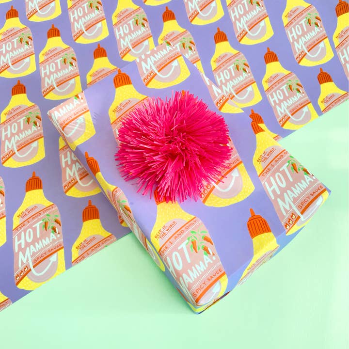 Hot Mamma indpakningspapir for engroshandel hos Ickaprint