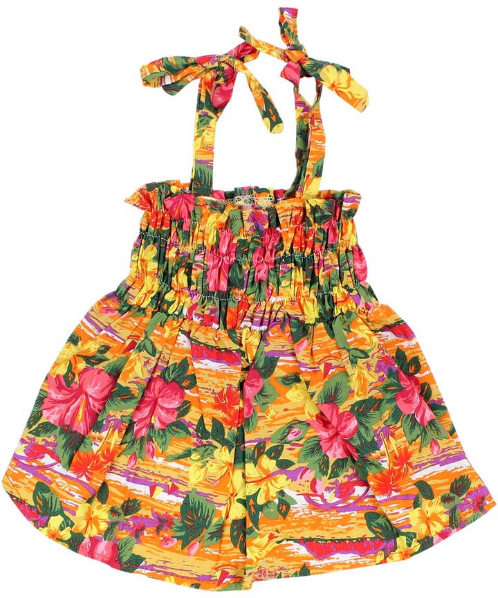 Hawaiian Dress – Vibrant Floral Print Dog Dress for wholesale by Parisian Pet®