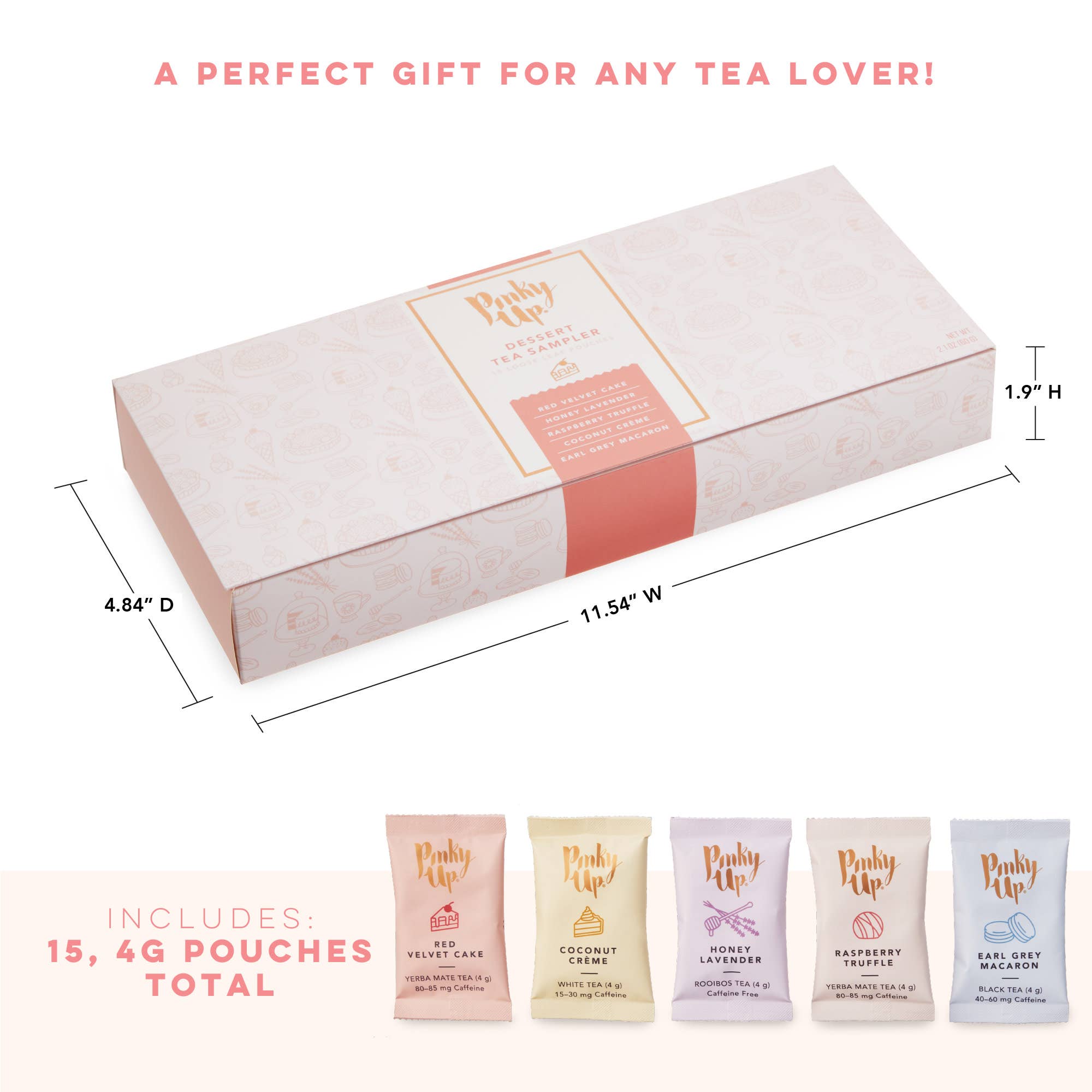 Pinky Up - Wholesale Loose Tea - Flavored Loose Leaf Tea Gift Set 5 Flavor Assortment6