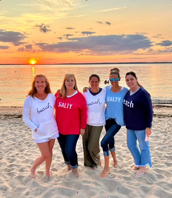 Top It Off - Wholesale Knit Sweater - Women's - Cove V-Neck Beach and Salty Sweaters- Casual Fun - Winter 20252