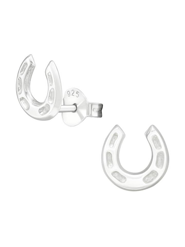 Brincos em ferradura de prata por atacado de Nakoa The Label