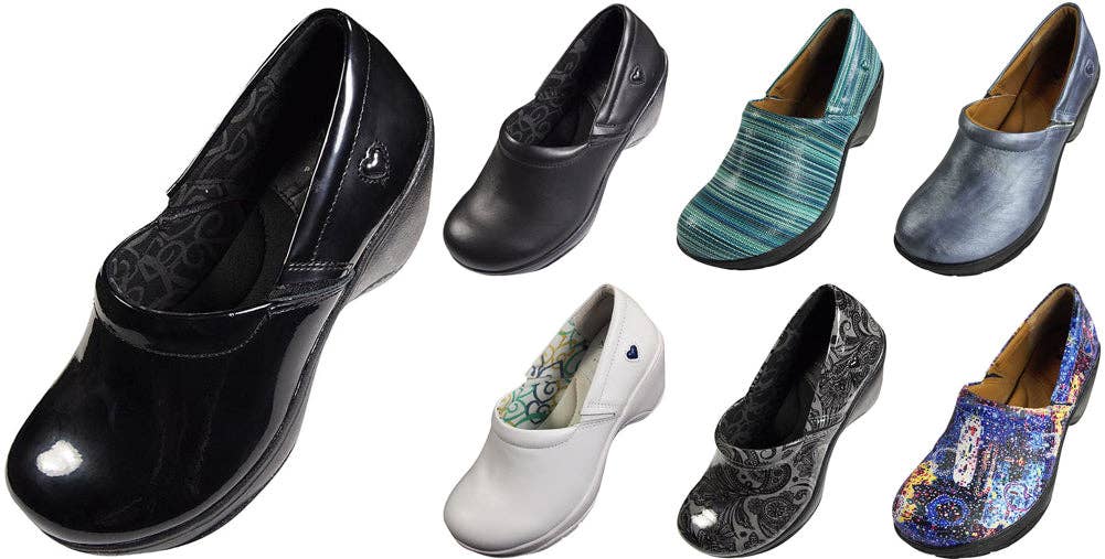 Eastern Off Price - Wholesale Clogs - Women's - Nurse Mates Bryar Lightweight Leather Medical Nursing Clogs Slip-On Doctor Shoes2