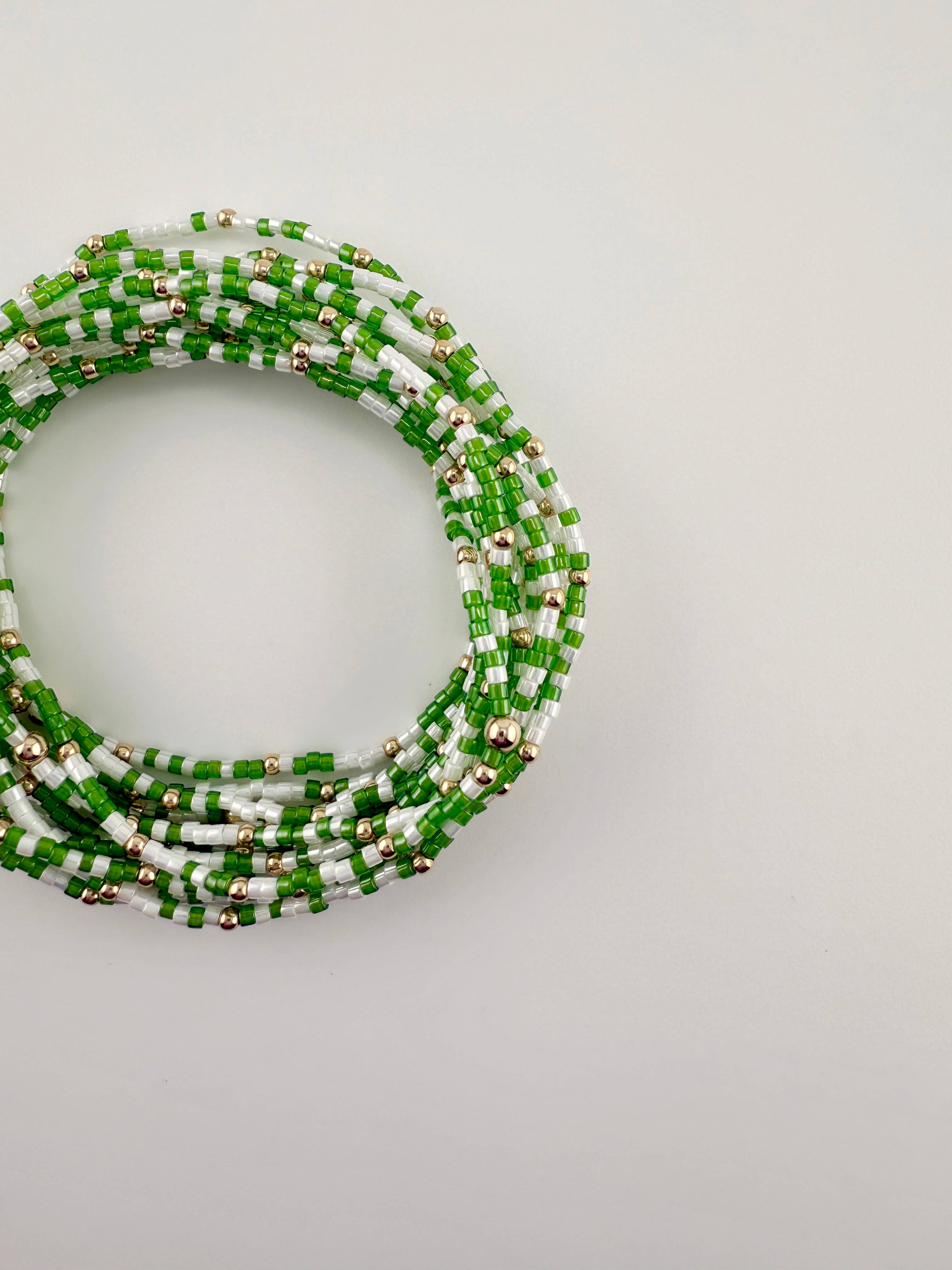 Back Bay Bead Company - Wholesale Beaded Bracelet - Game Day Bracelets Seed Bead Gold Filled Stretch Bracelets 4