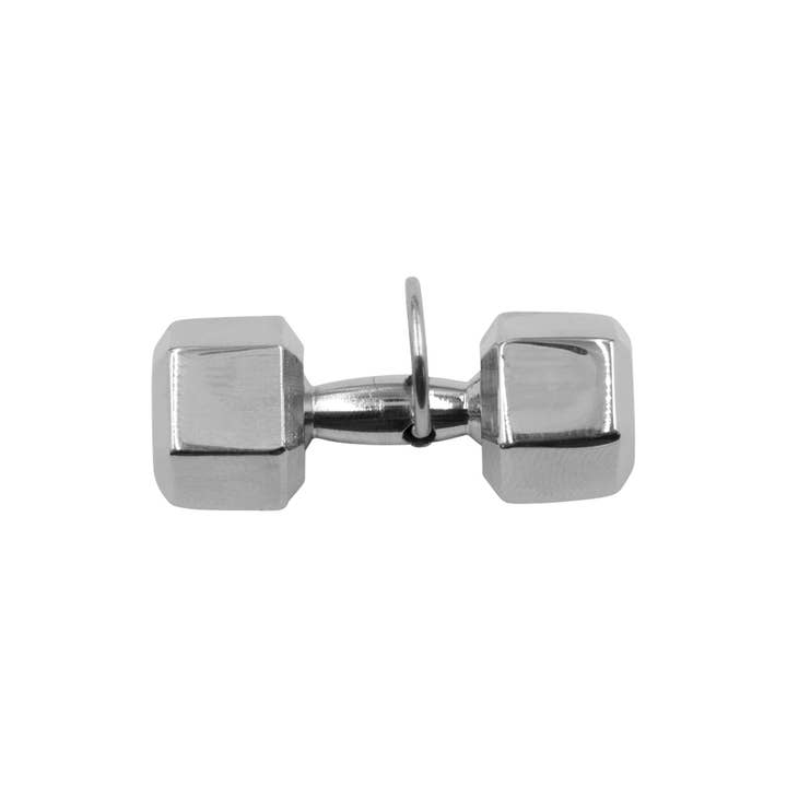 Bodywings - Wholesale Individual Charm/Pendant - stainless steel pendant “dumbbell”