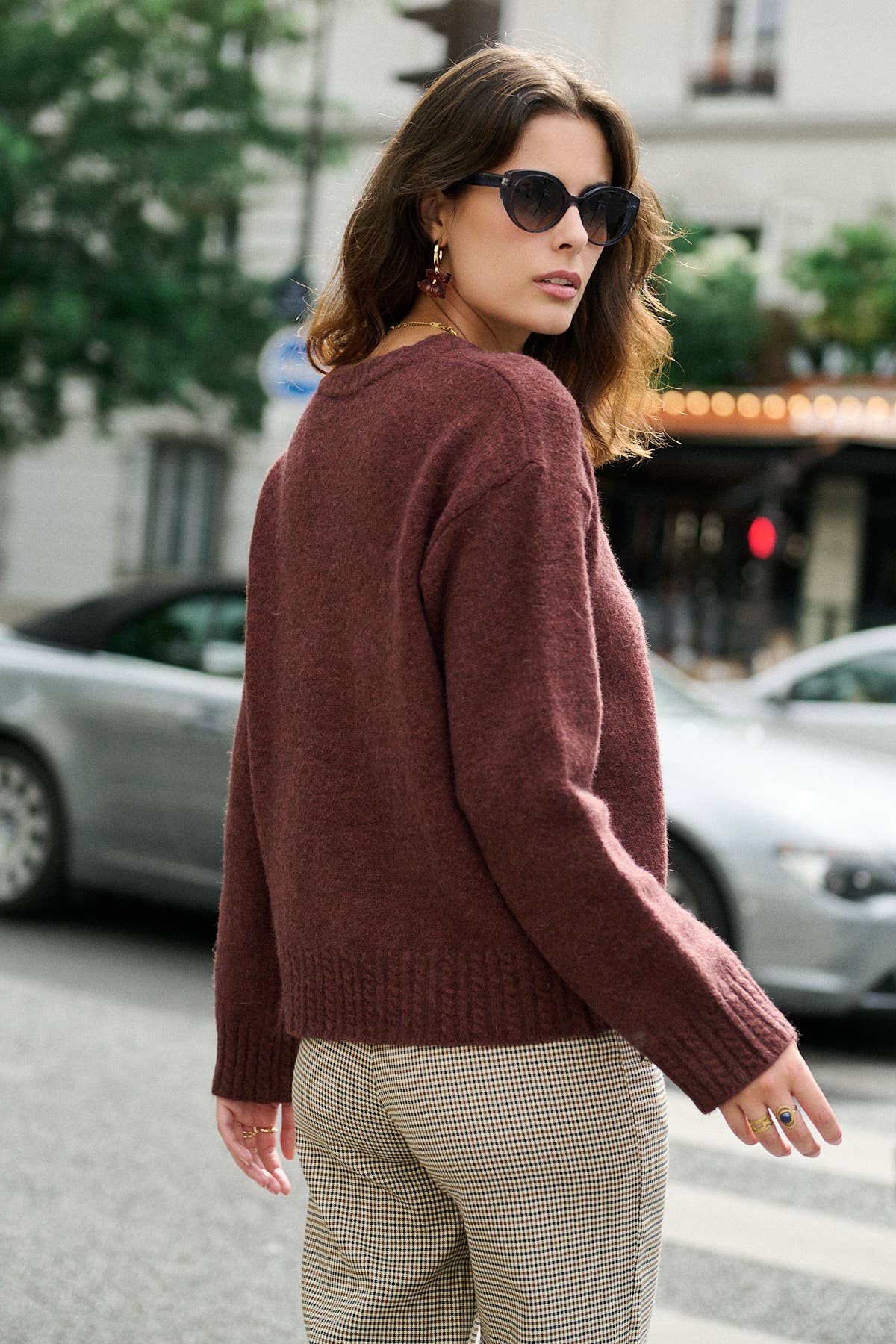 Nathael Paris – wholesale Pullovertröja - Dam – Alpacka- och ulltröja med flätstickning13