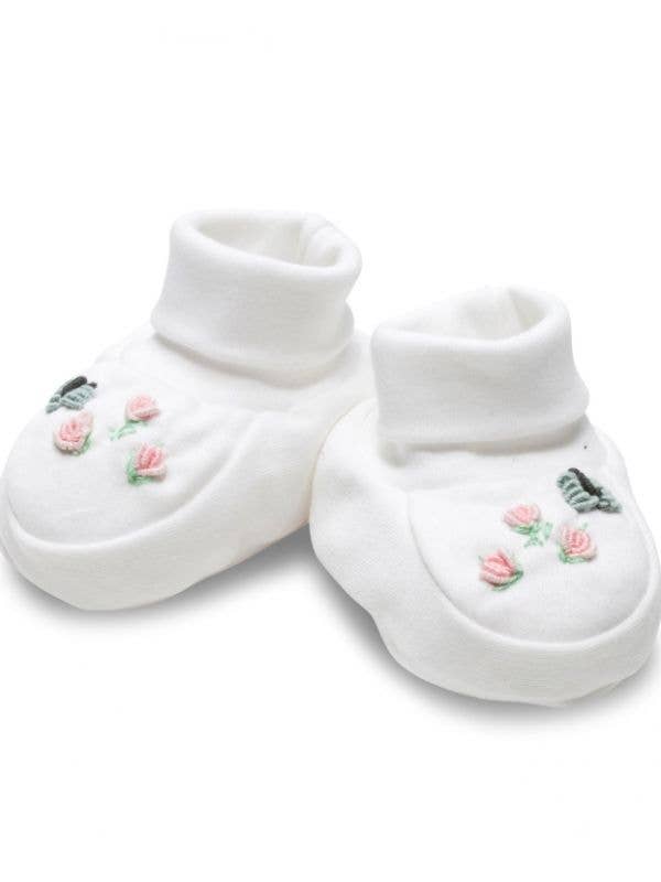 Bottines - Coton peigné brodé pour la vente par Jacaranda Living