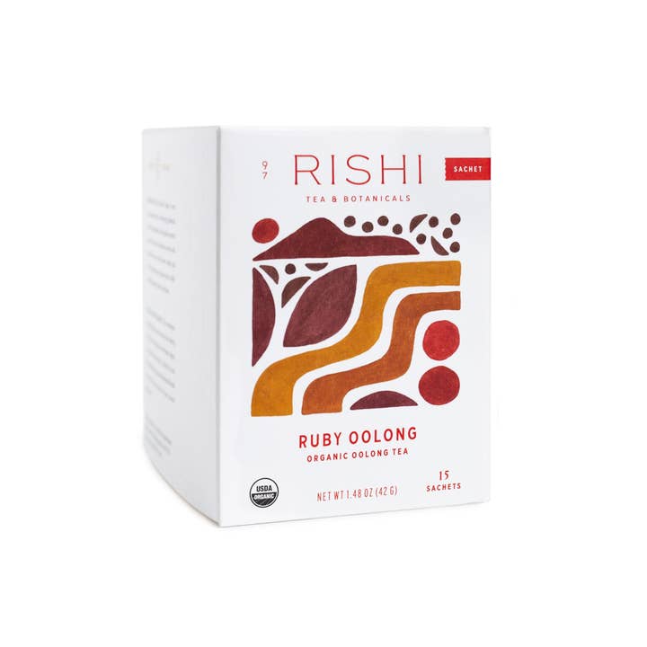 Rishi Tea & Botanicals - Wholesale Tea Bags - Ruby Oolong Organic Tea Sachets