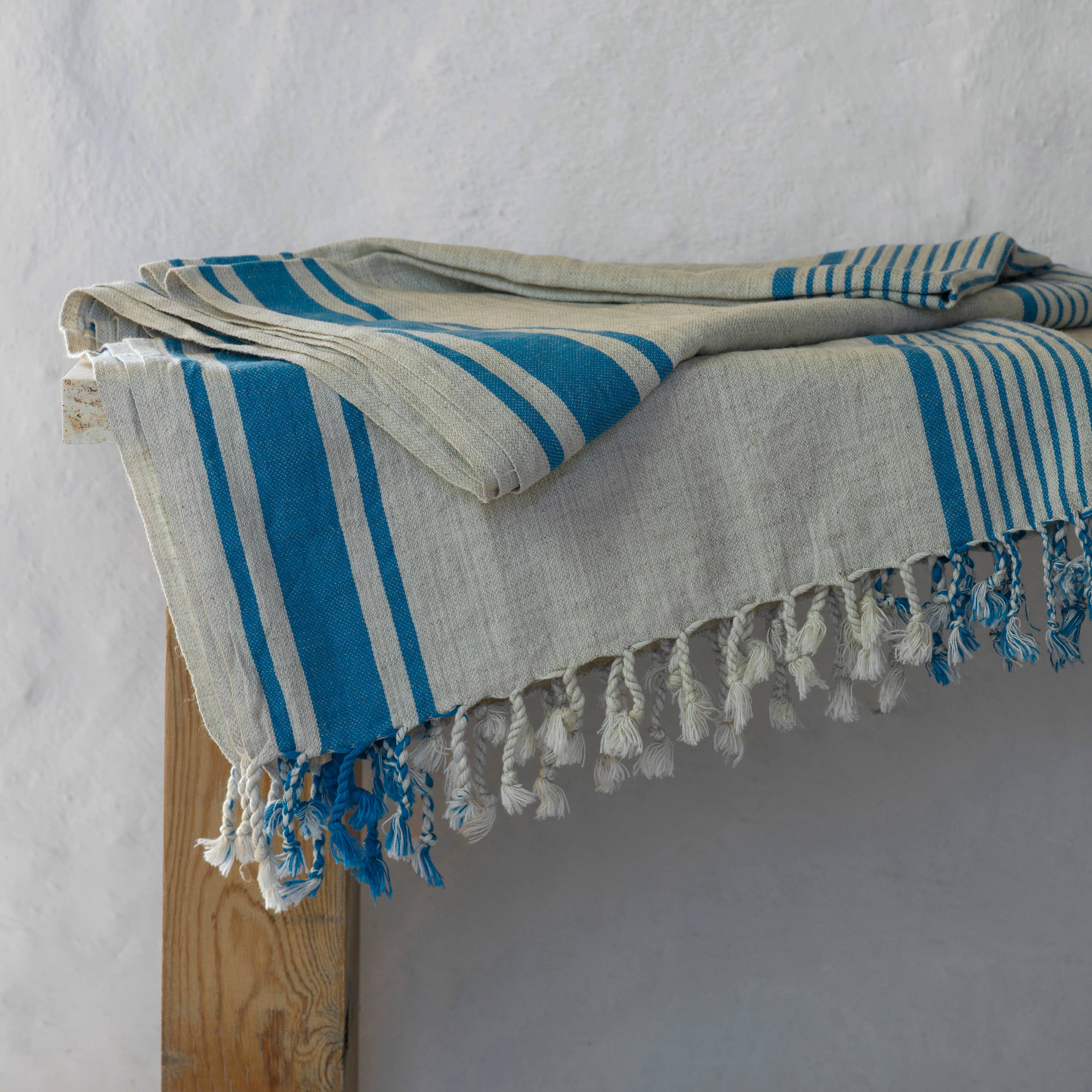 loom.ist – wholesale Beach towel – Linen Striped Turkish Towel/Beach Towel2