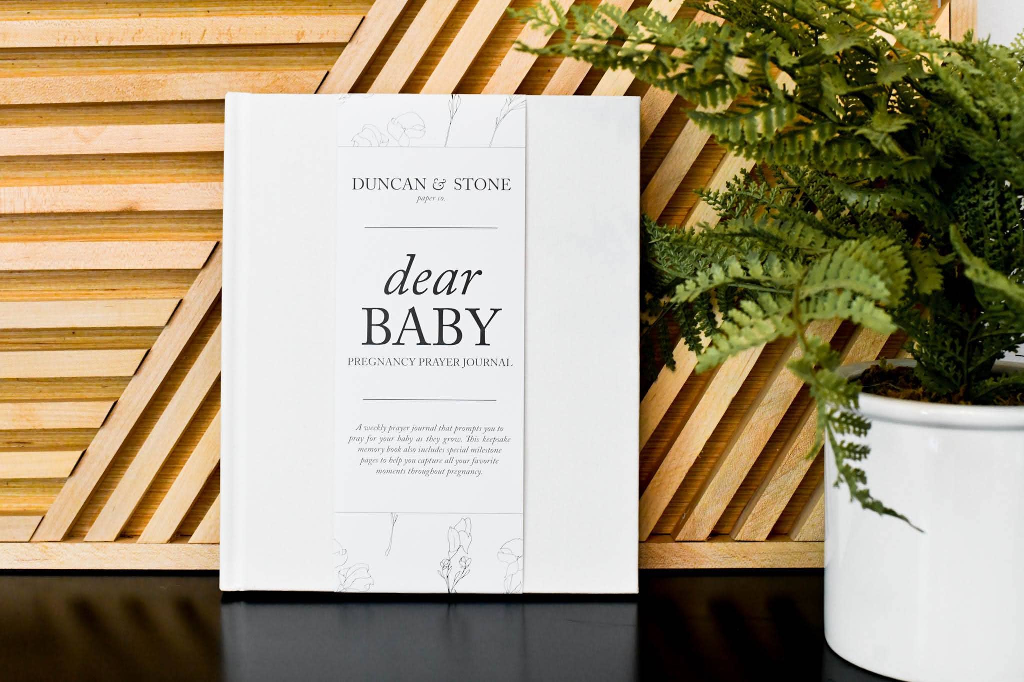 Duncan & Stone Paper Co. - Wholesale Journal/Diary - Maternity - Dear Baby: A Pregnancy Prayer Journal & Memory Book for Moms12