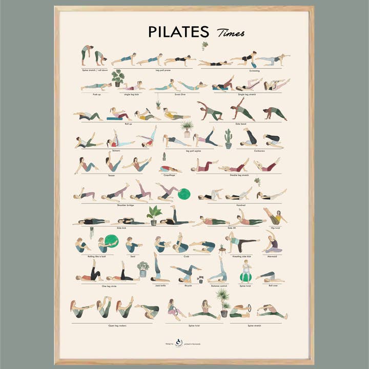 les Carollaises - Wholesale Poster - Pilates poster