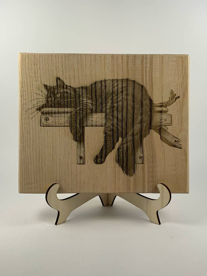 Gravyrtavlor Sovande Elegans för wholesale av WALLCATS