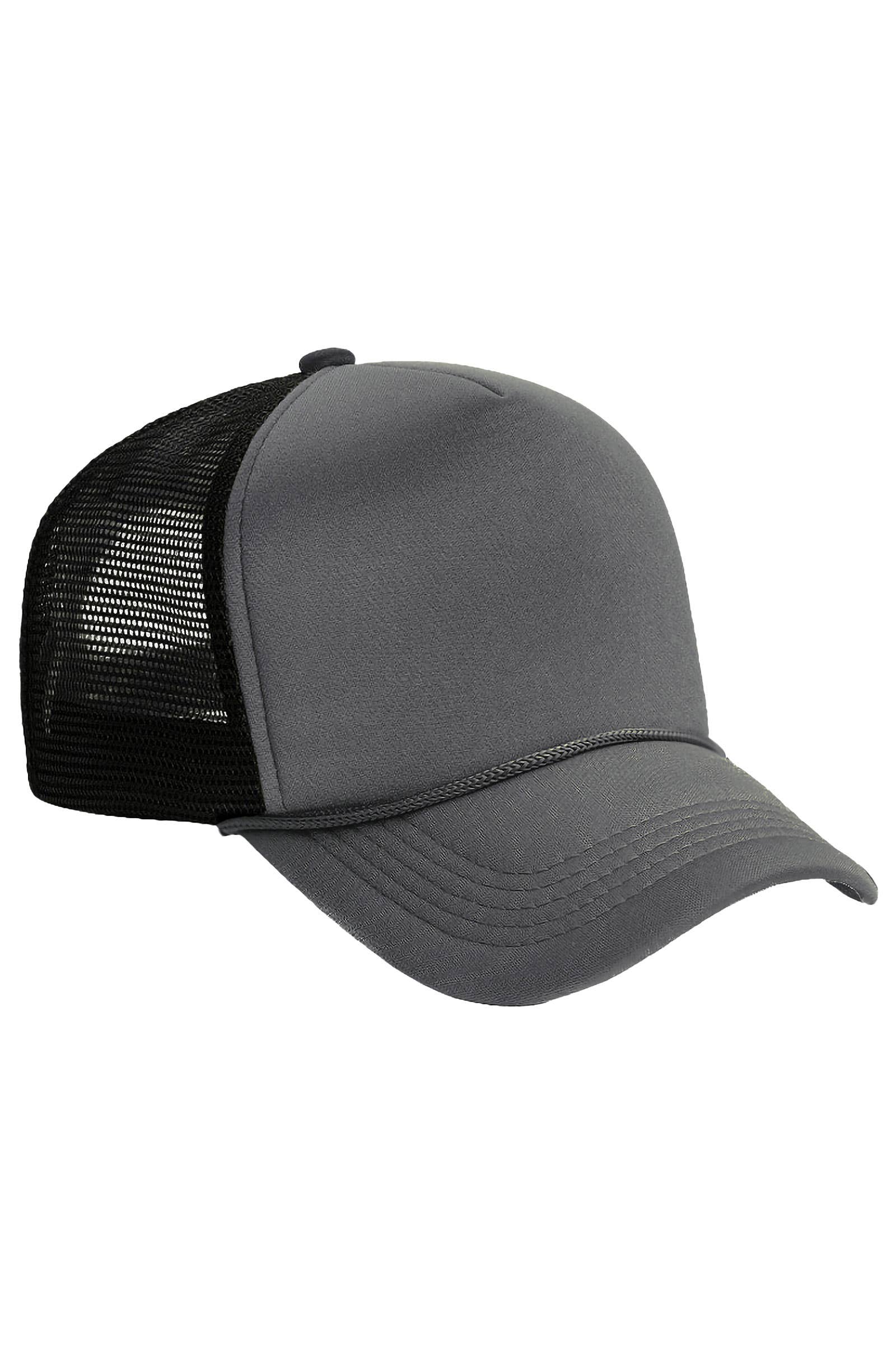 Cap Zone – boné - Mulher por atacado – Chapéu de caminhoneiro de espuma de cinco painéis multitons0