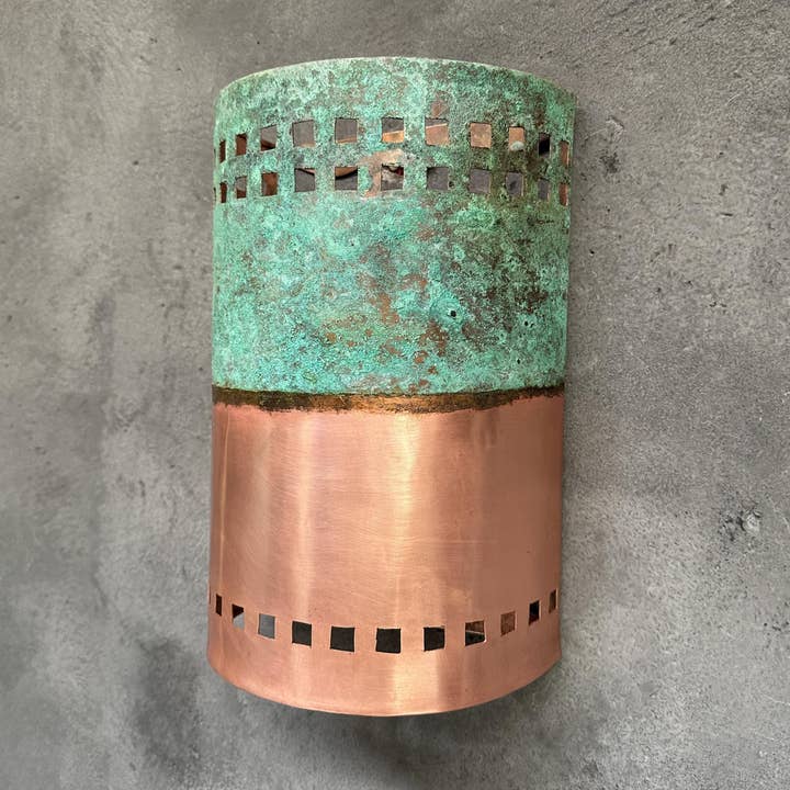 SaharaKesh - Wholesale Sconce - Green Patina Copper Outdoor Wall Light Fixtures5
