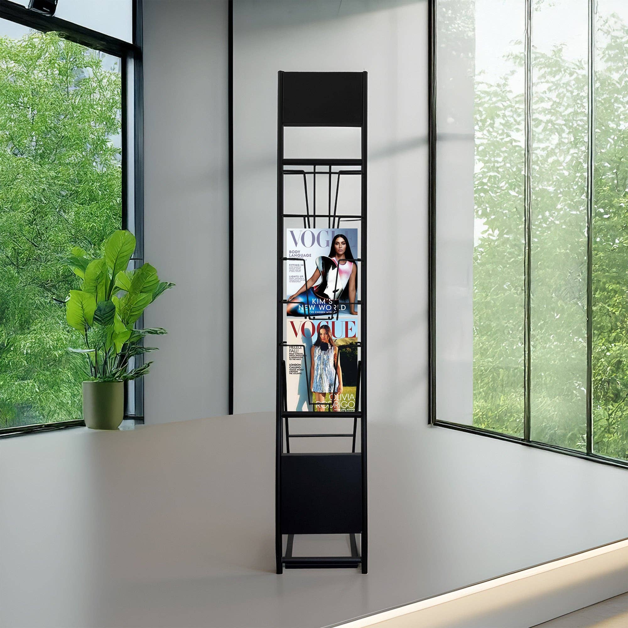 DisplayCanada - Wholesale Magazine Rack - Durable Metal Magazine Stand for Brochures & Literature0