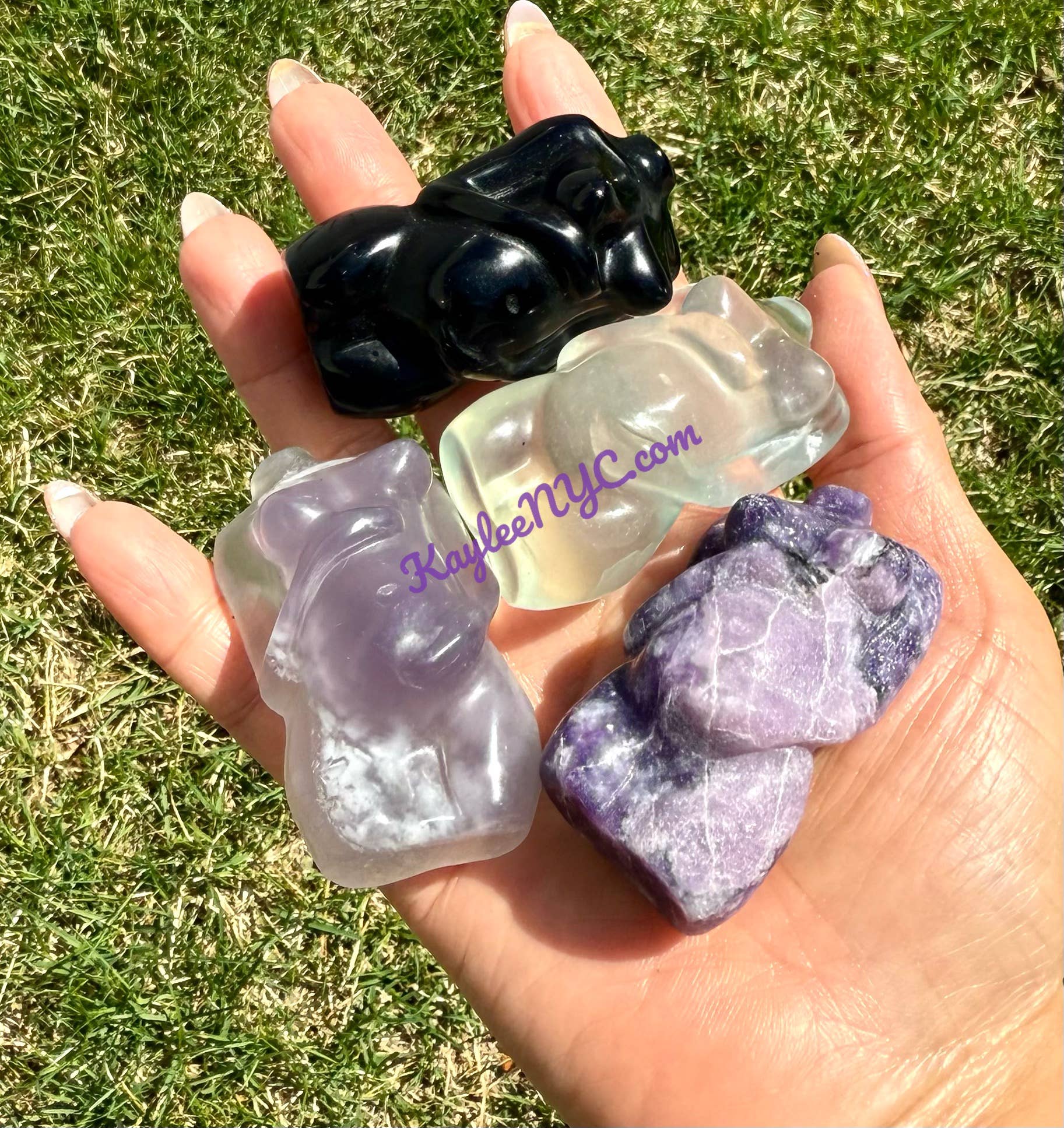 KayleeNYC - Wholesale Spiritual Stone/Crystal - Natural Mixed Crystal Pregnant Goddess5