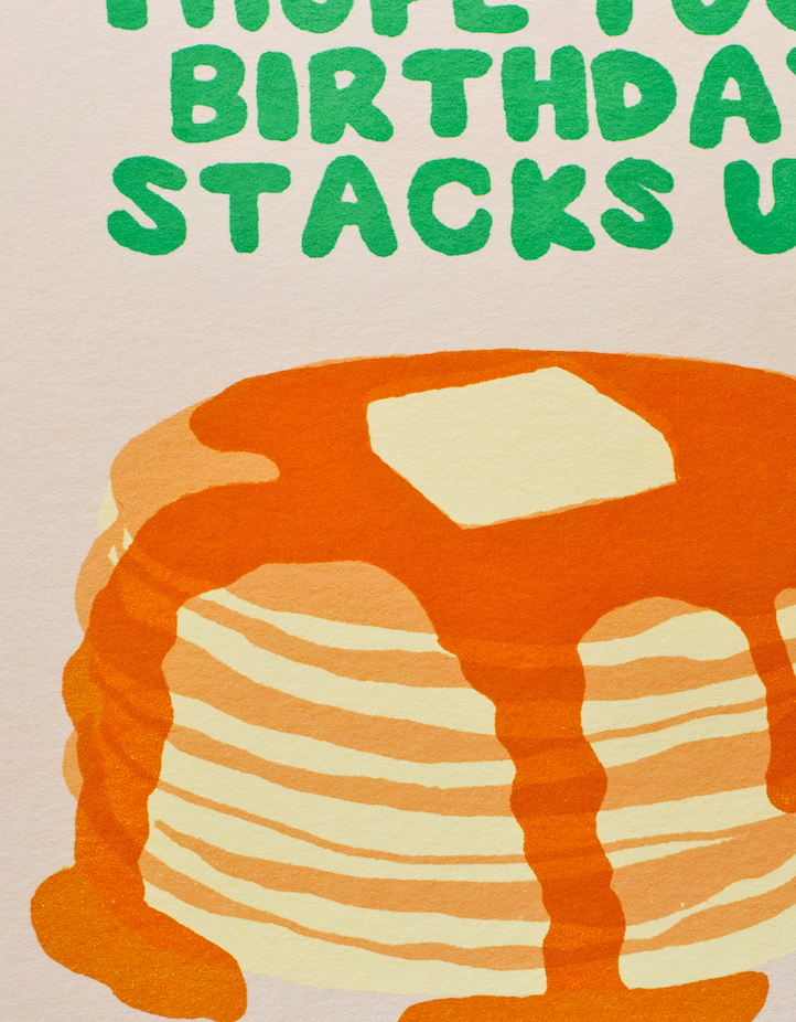 Alphabet Studios - Vente Cartes d'anniversaire - CARTE DE VOEUX DE CRÊPES D'ANNIVERSAIRE2