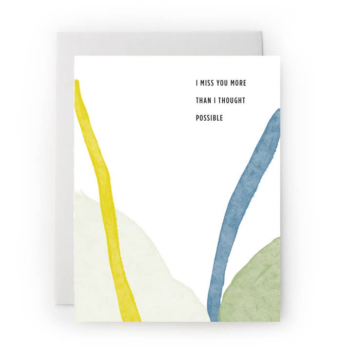 I Miss You More Than I Thought Possible for wholesale by Tack and Ward