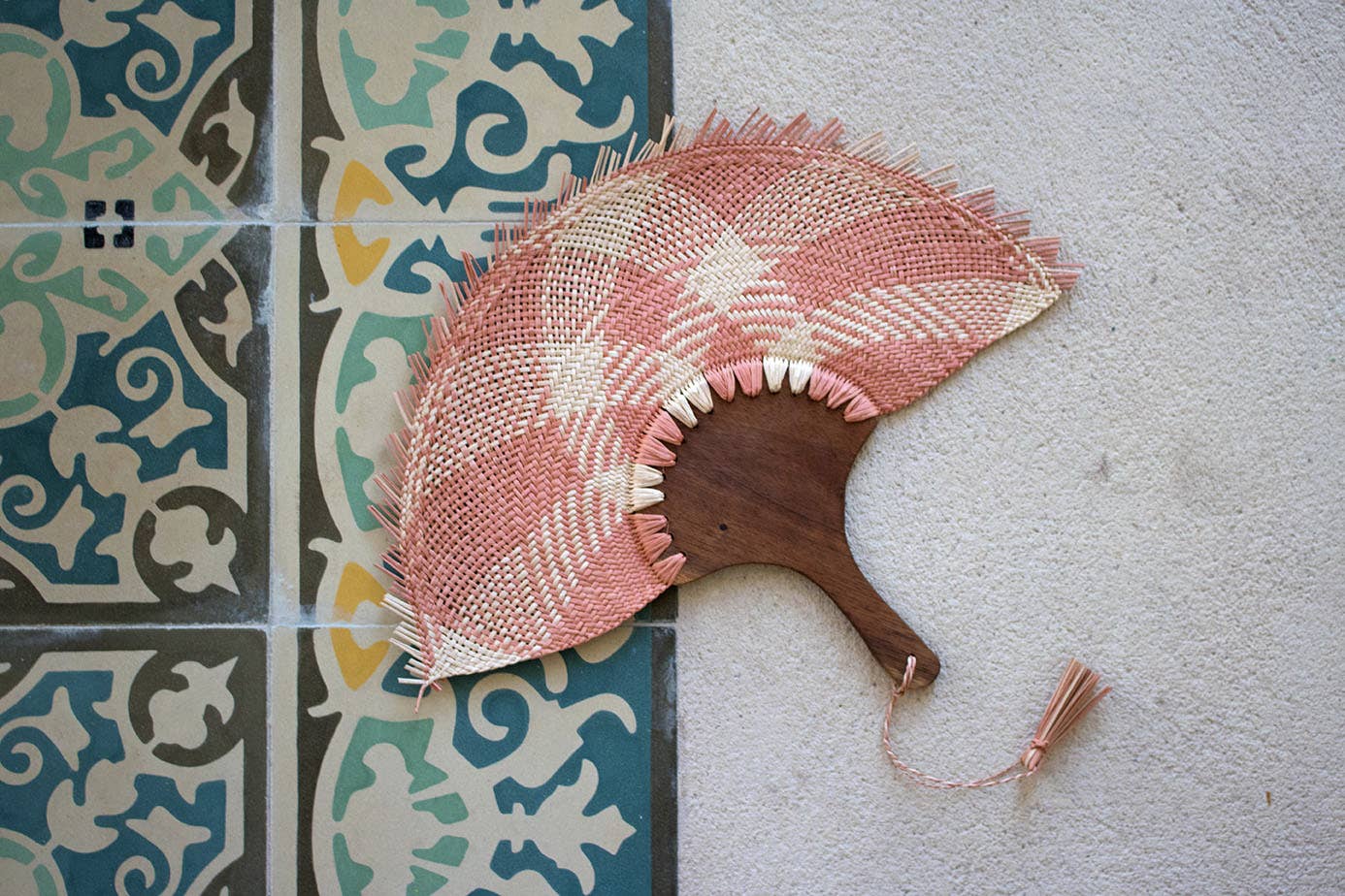 P.I.Project America - Wholesale Handheld Folding Fan - Éventail tissé à la main4