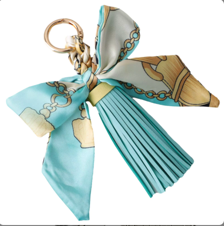 Malibu Sugar - Wholesale Purse/Bag Accessory - Women's - Faux Leather Tassel w/ Scarf Bag Charm9