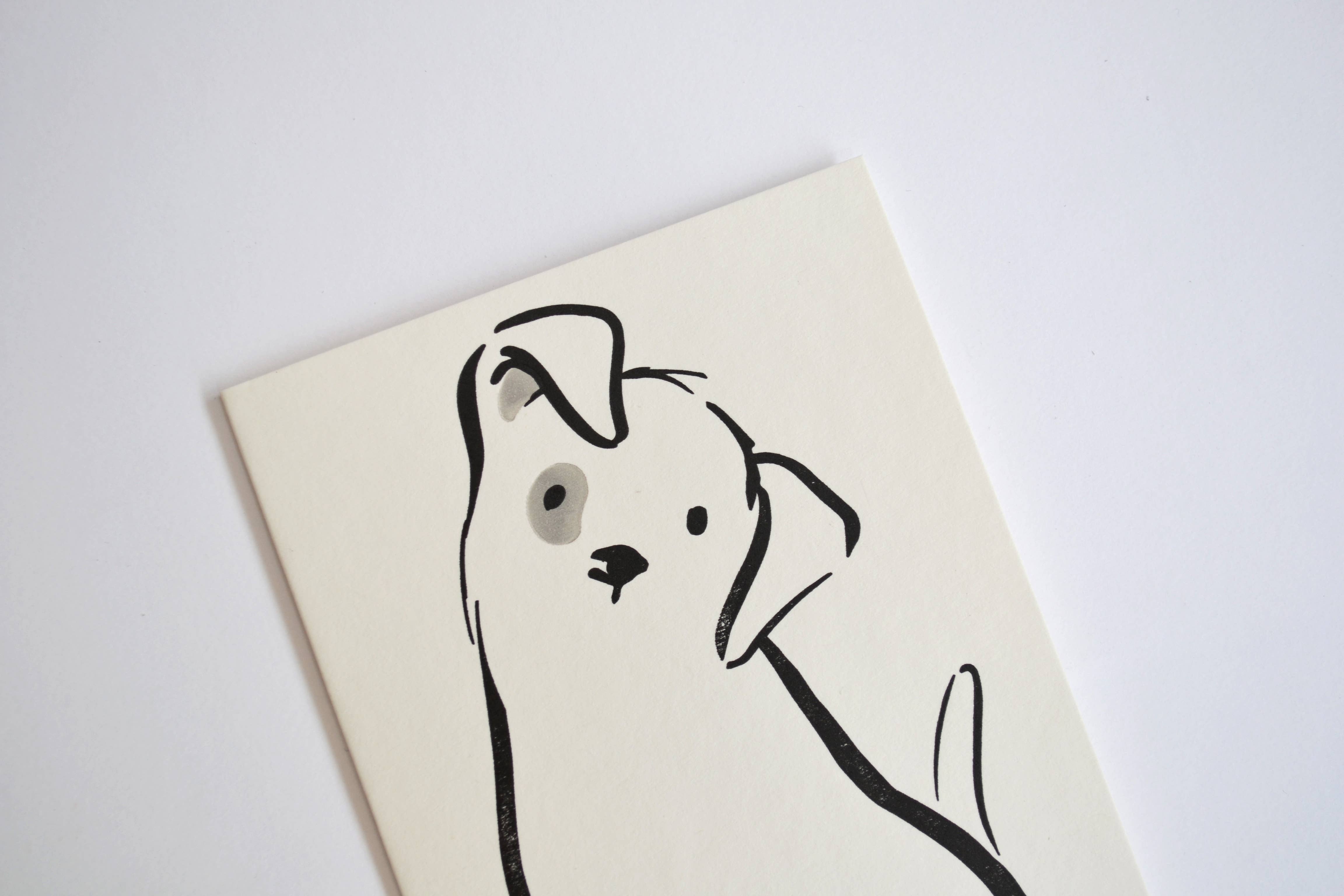 Alex & Olive – wholesale Vardagliga hälsningskort – Hund Handgjort Kort för Varje Dag - Boktrycktryckt1