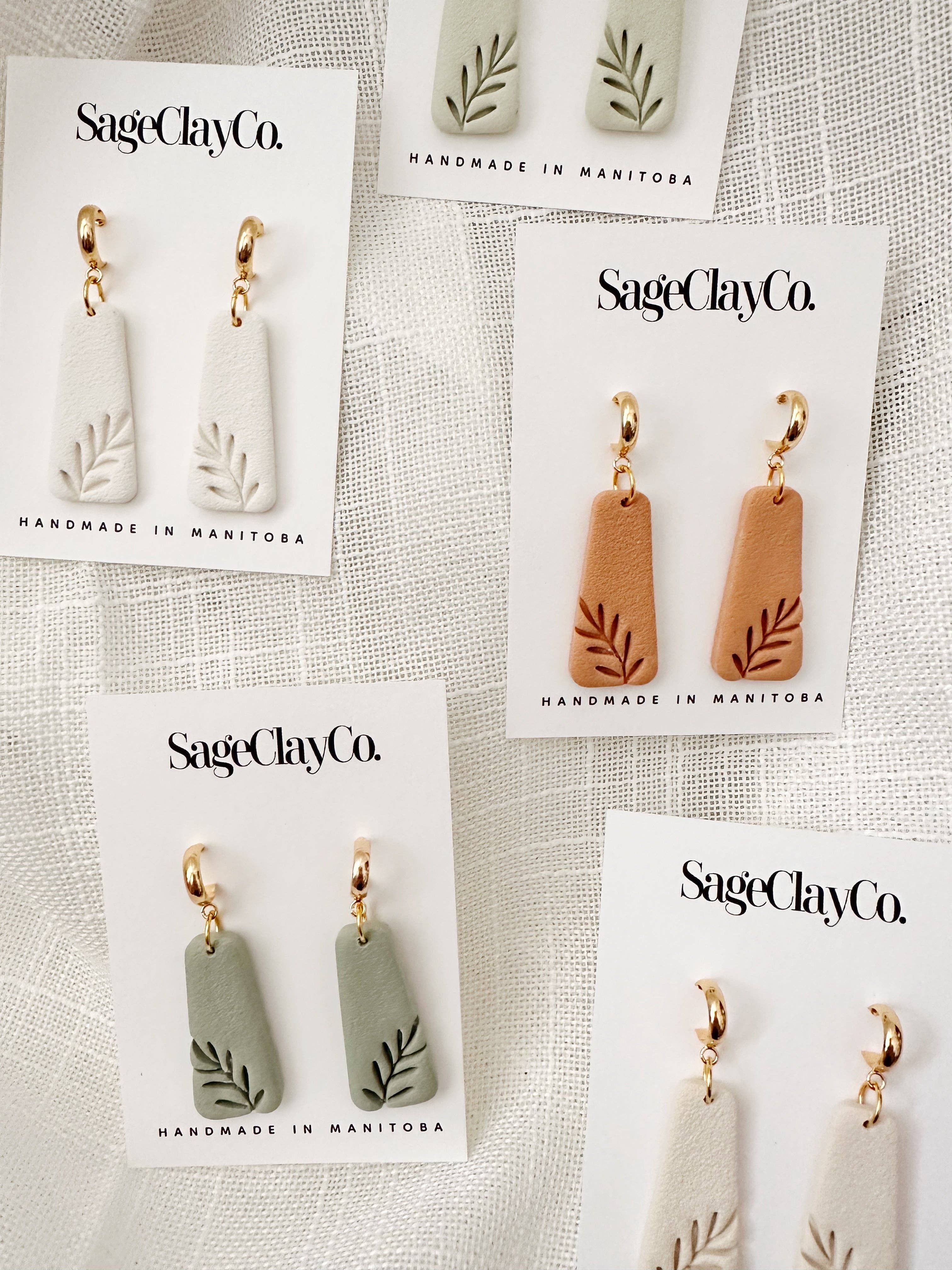 SageClayCo - Wholesale Dangle Earrings - Dawn | Handmade Polymer Clay Earrings4