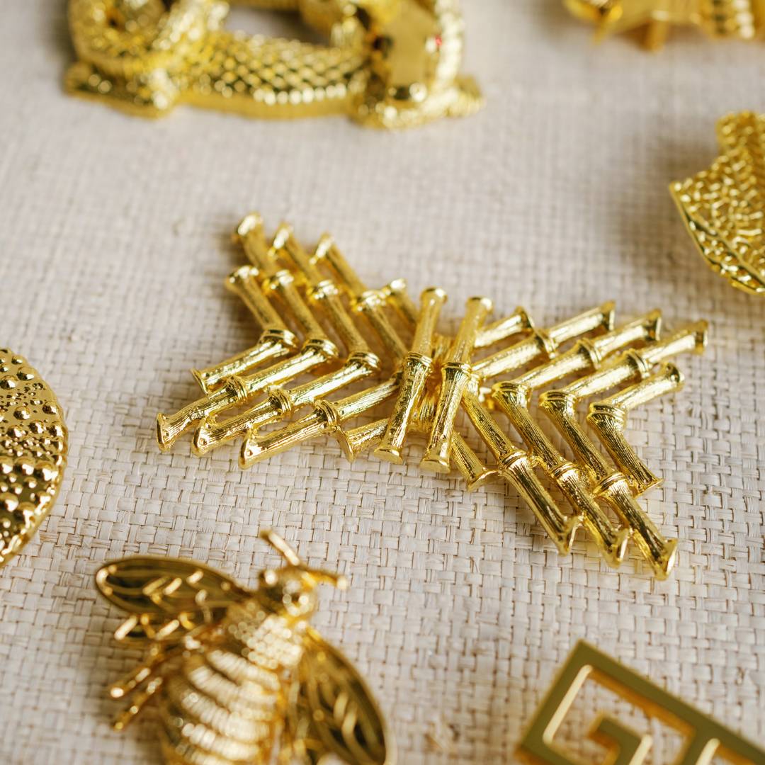 Garland Bags - Wholesale Belt Buckle - Women's - Crisscross Bamboo Interchangeable Belt Buckle1