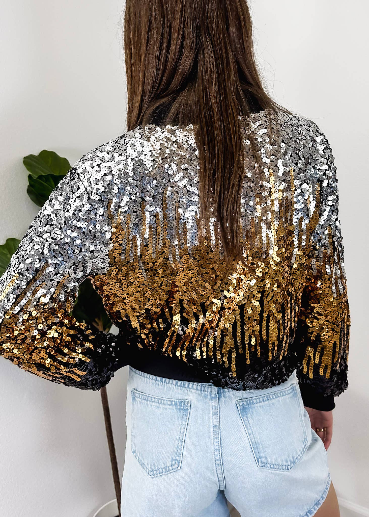Anna Kaci Wholesale - Vente Bombers – femme - Blouson aviateur zippé à sequins122