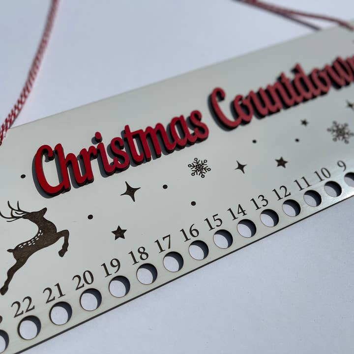 Deer Custom Designs - Wholesale Advent Calendar - Candy Cane Christmas Countdown Advent Calendar Sign9