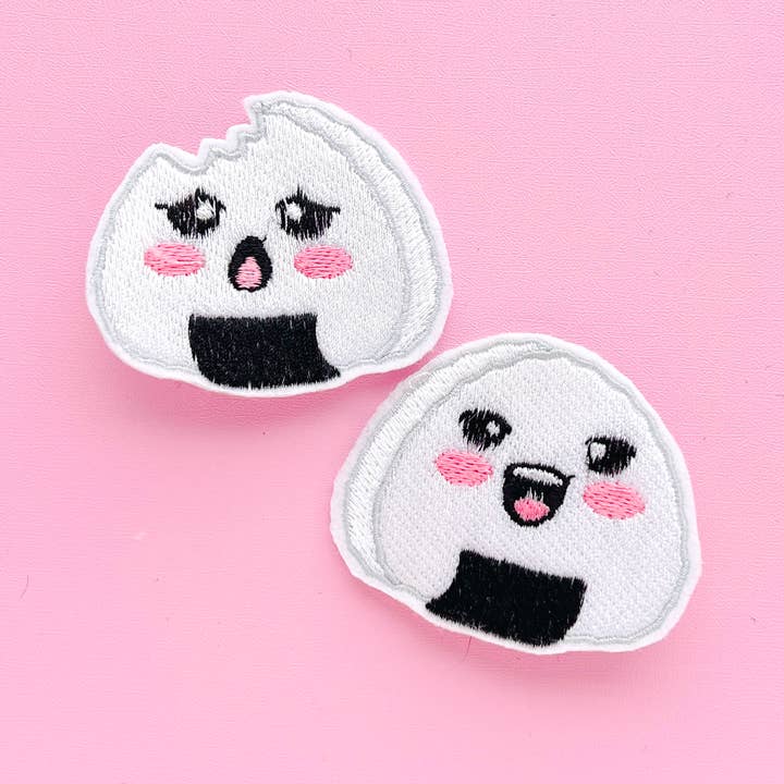 Kawaii Chibi Onigiri Haarspangen-Set für den Großhandel von Kawaii Hair Candy