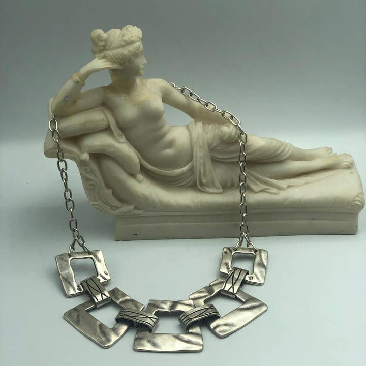 Architectural Link Collar Necklace for wholesale by Volare