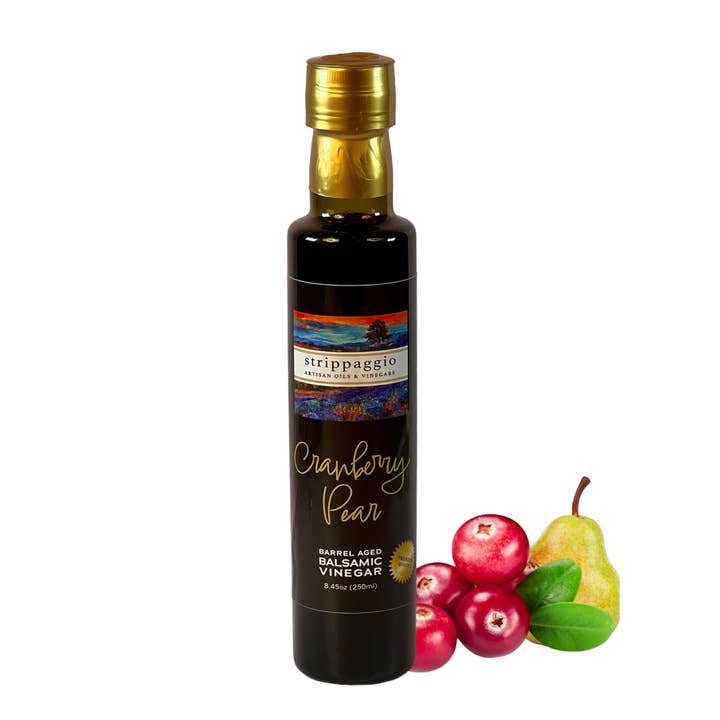 Cranberry Pear Balsamic Vinegar for wholesale by Strippaggio