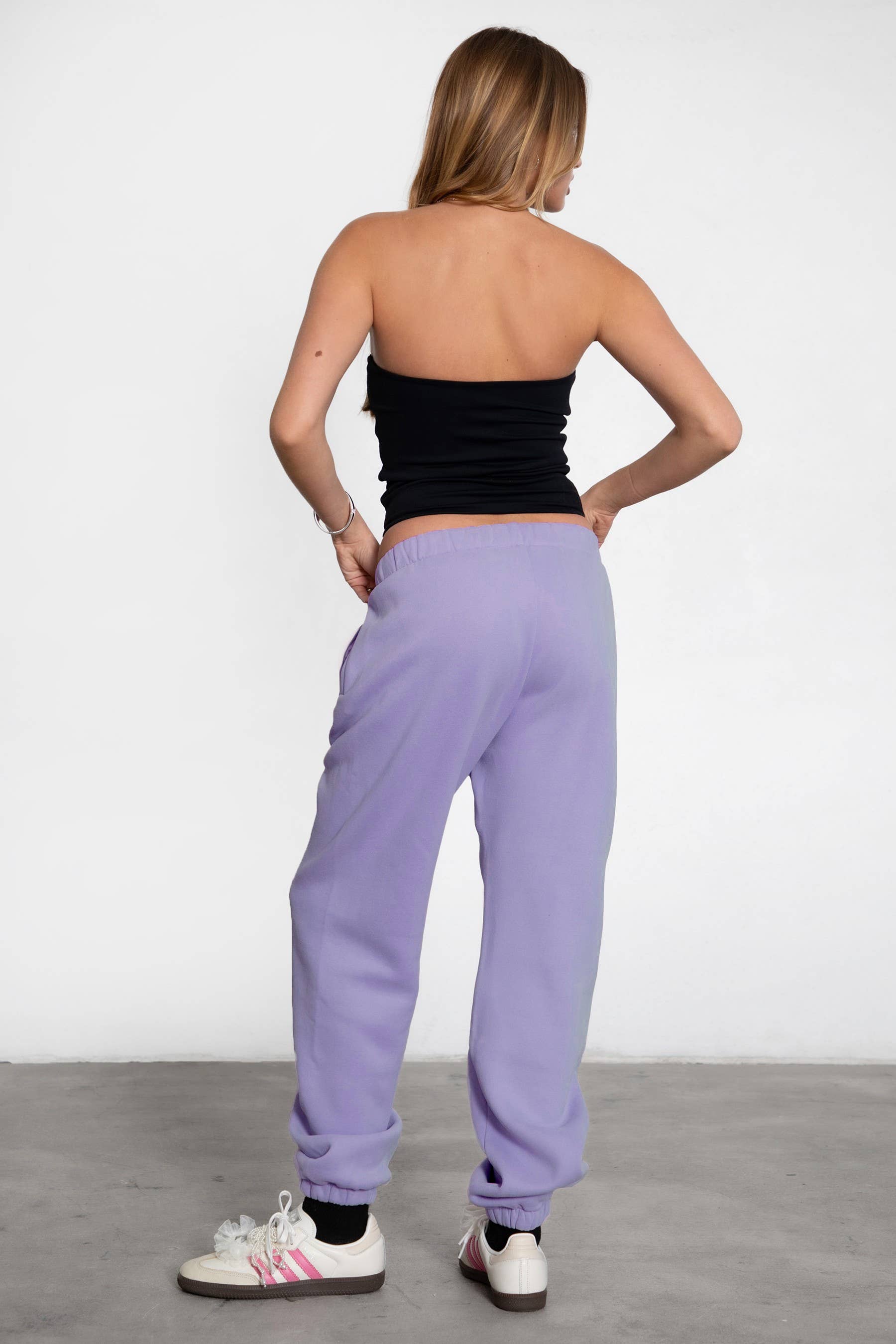 TICTOC - Vente Pantalon d'intérieur/de jogging – femme - DOVE Pantalon de jogging en polaire peluche à taille haute avec poches3